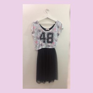 Crop top dress (one-piece)
